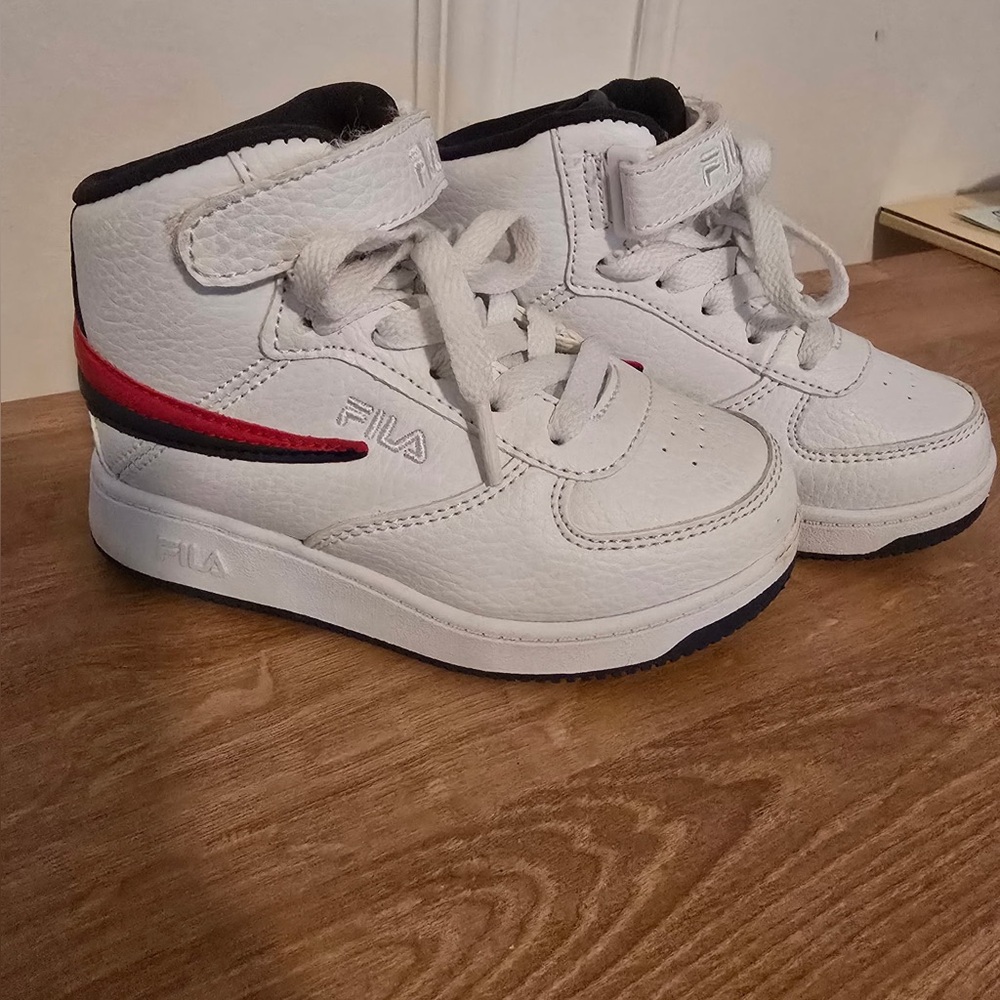 Fila white high tops